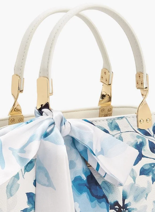 Flora Bella By Shoexpress blue With Matchback Wallet for Women | Best Price UAE
